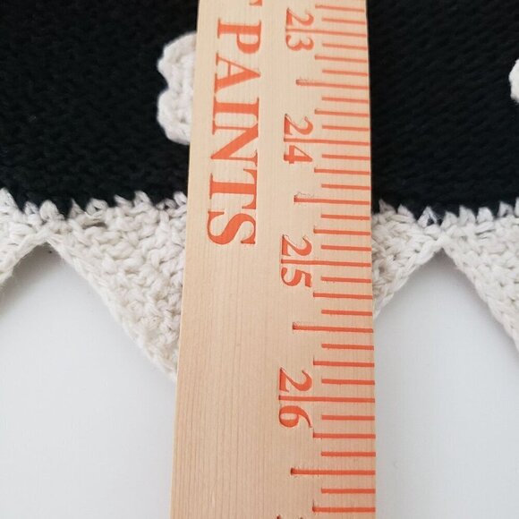 All Points Beaded Embroidered Sweater Vintage Floral Knit Womens Size Medium - Picture 10 of 10